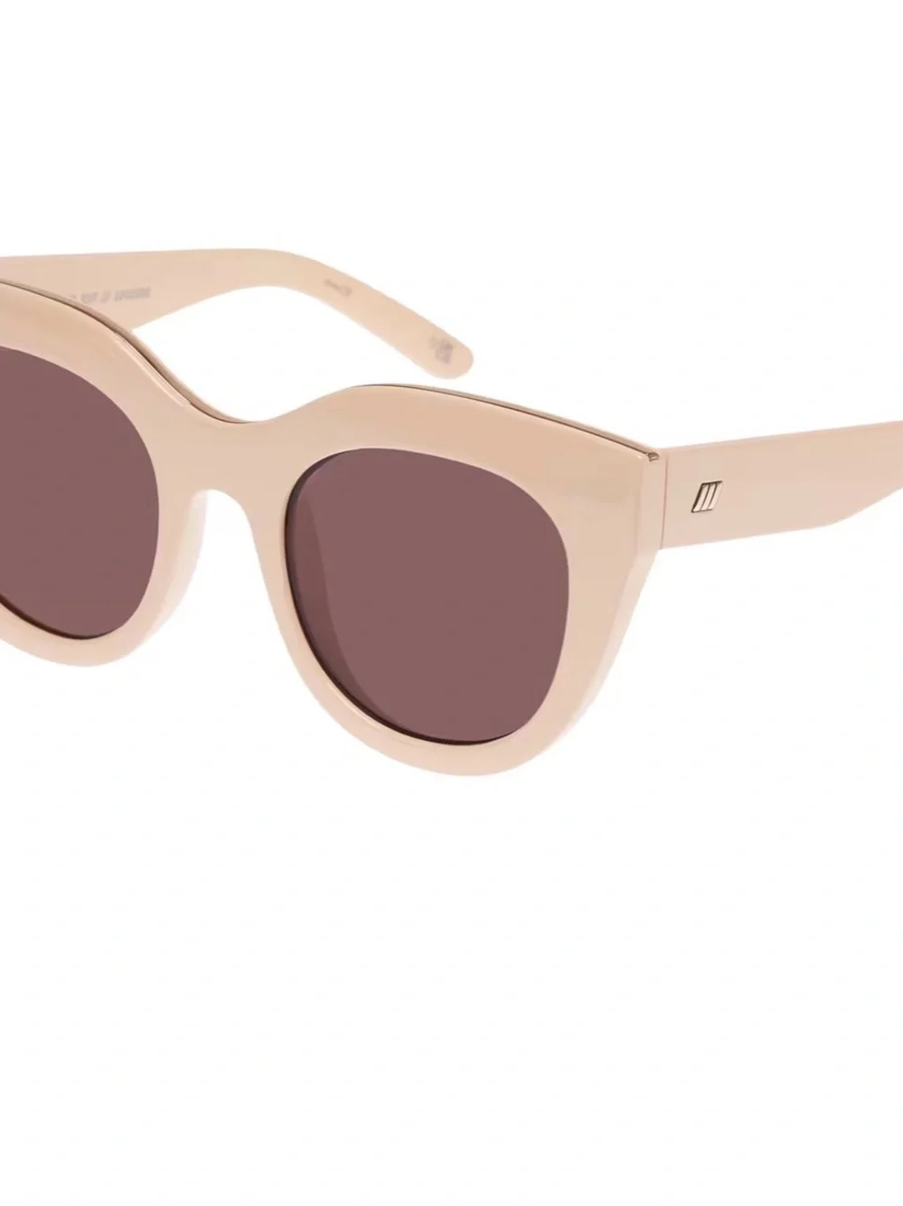 Le Specs Air Heart Sunglasses – Ivory/Cream | Authentic